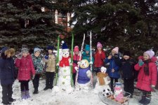 Районный конкурс снеговиков «Снеговичок - 2018»