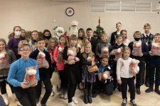 Участие учащихся Волковысского района в областном новогоднем благотворительном празднике