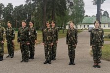 Команда Волковысского района на областном этапе республиканской военно-патриотической игры «Орленок»