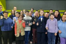 Встреча волонтеров клуба «Поколение XXI» с молодыми людьми с  инвалидностью